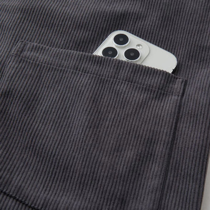 Buddha Stones Men's Frog-Button Mandarin Collar Long Sleeve Cotton Jacket Tang Suit With Pockets - image 7