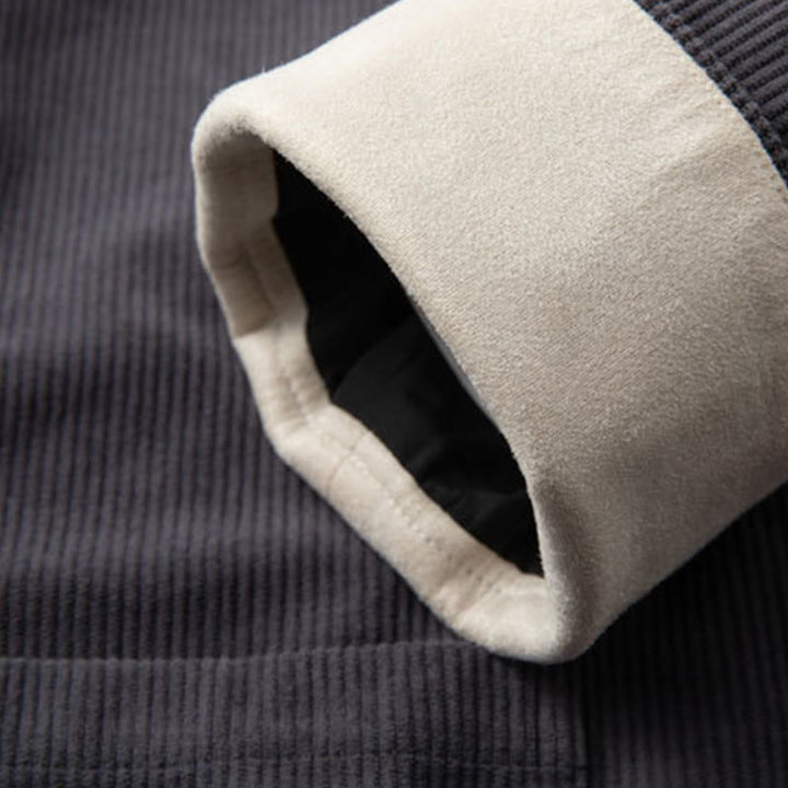 Buddha Stones Men's Frog-Button Mandarin Collar Long Sleeve Cotton Jacket Tang Suit With Pockets - image 6