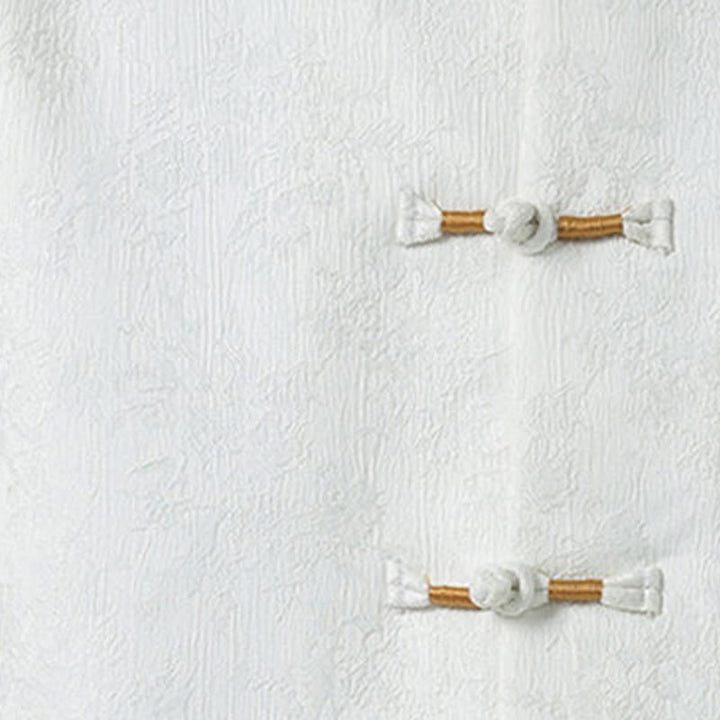 Buddha Stones Jacquard Frog-Button Long Sleeve Men's Cotton Jacket Tang Suit With Pockets - image 18