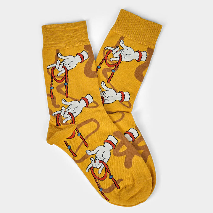 Buddha Stones Casual Sacred Buddha Hand Holding Red Rope Micro Crew Women's Socks - image 5