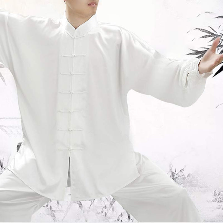 Simple Pattern Meditation Prayer Spiritual Zen Tai Chi Qigong Practice Unisex Clothing Set - image 9