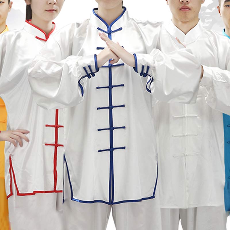 Simple Pattern Meditation Prayer Spiritual Zen Tai Chi Qigong Practice Unisex Clothing Set - image 1