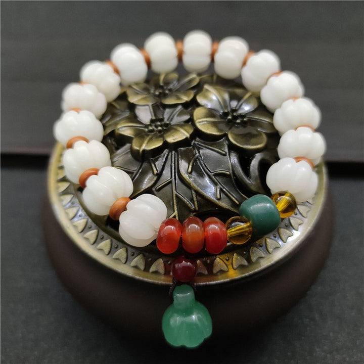 Natural Bodhi Seed Agate Bodhi Harmony Bracelet