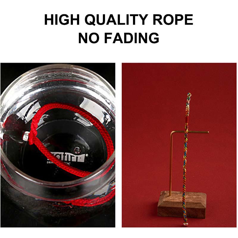 Buddha Stones "May you be healthy and happy" Lucky Multicolored Bracelet Includes Gift Message Card - image 15