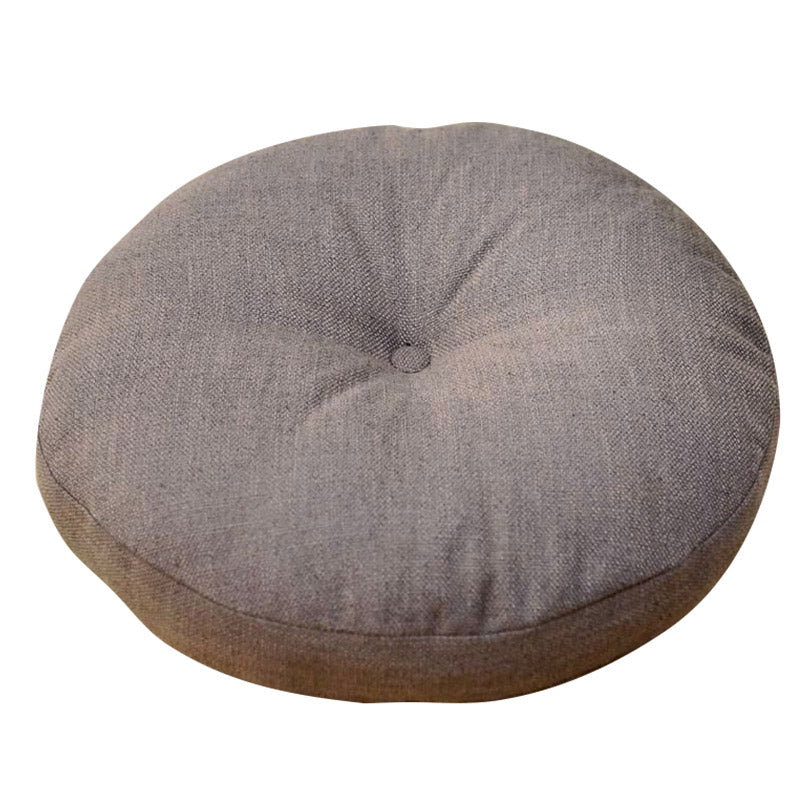 Lotus Simple Pattern Linen Meditation Seat Cushion Home Living Room Decoration