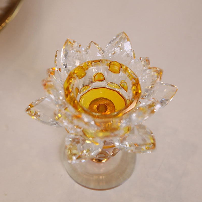 Tibetan Lotus Candlestick Ornament - 8 - image 11