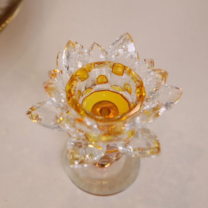 Tibetan Lotus Candlestick Ornament - 8 - image 11