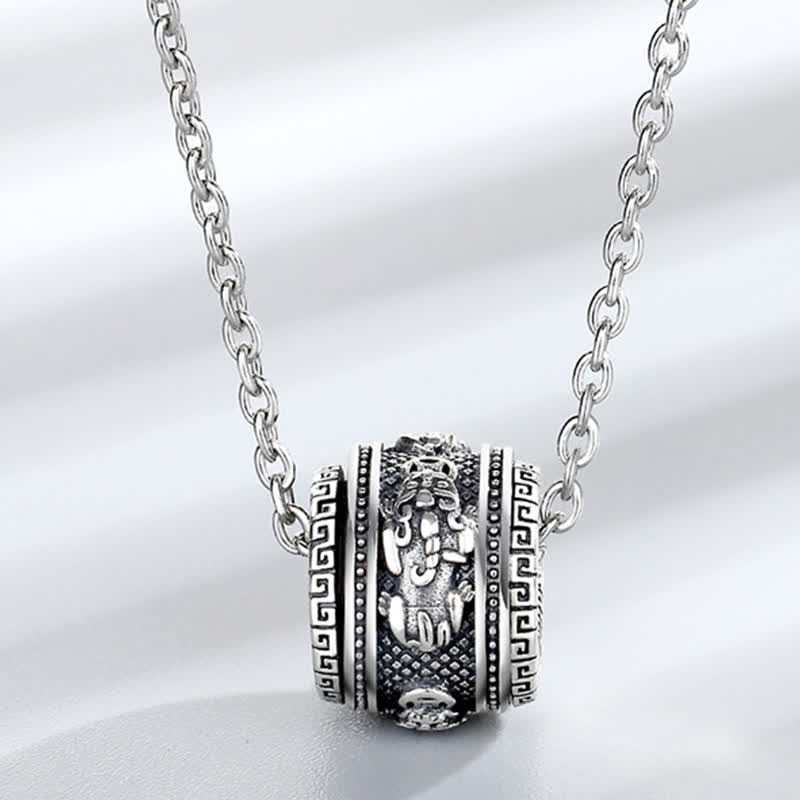 Buddha Stones PiXiu Luck Wealth Rotatable Necklace Pendant - Pendant&Chain - image 2