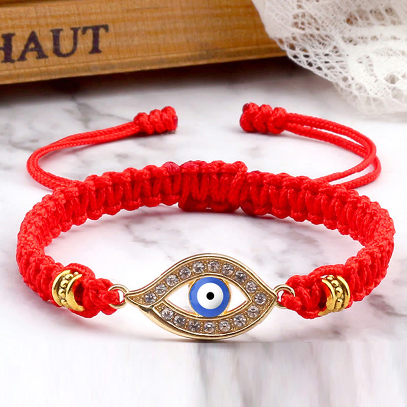 Buddha Stones Evil Eye Keep Away Evil Spirits String Bracelet