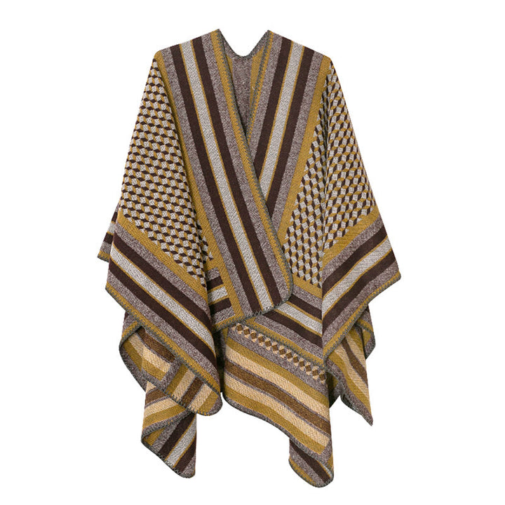 Tibetan Shawl Classic Pattern Winter Cozy Warm Travel Scarf Wrap - image 21