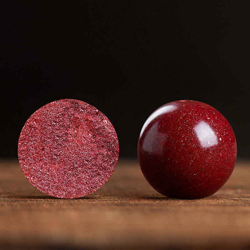 Buddha Stones 925 Sterling Silver Cinnabar Fu Character Blessing Bracelet - image 10