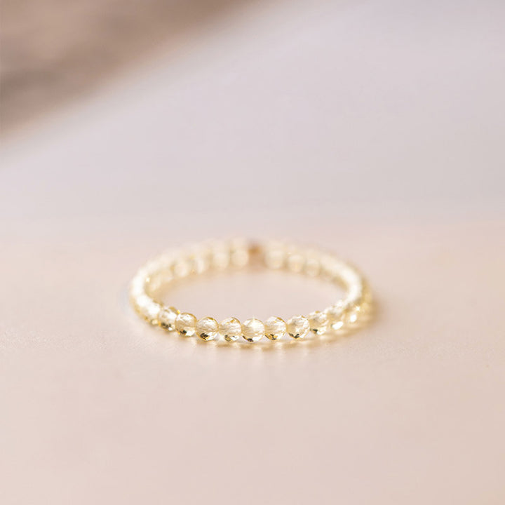 Buddha Stones Natural Citrine Happiness Prosperity Ring - image 12