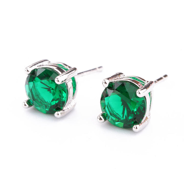 Buddha Stones Natural Various Gemstone Amethyst Love Earrings - image 12
