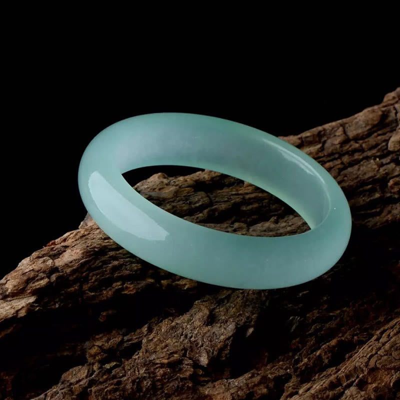 Natural Jade Luck Healing Prosperity Bangle Bracelet - image 12