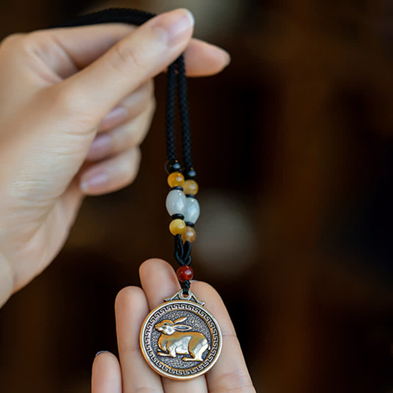 12 Chinese Zodiac Blessing Wealth Fortune Necklace Pendant - image 3