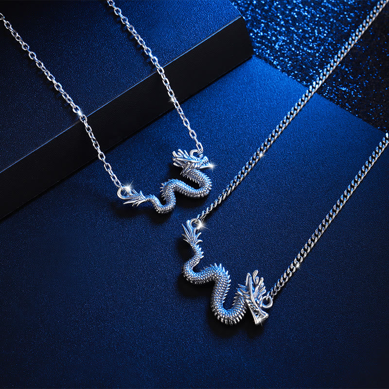 ❗❗❗A Flash Sale- Buddha Stones 925 Sterling Silver Year Of The Dragon Auspicious Dragon Protection Chain Necklace Pendant - image 3