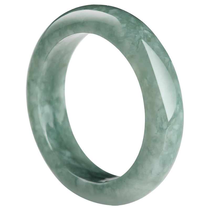 Buddha Stones Natural Jade Abundance Healing Ring