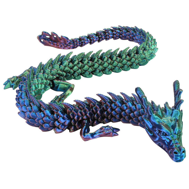 Feng Shui Dragon Luminous 3D Printed Dragon Luck Success Home Decoration - image 0