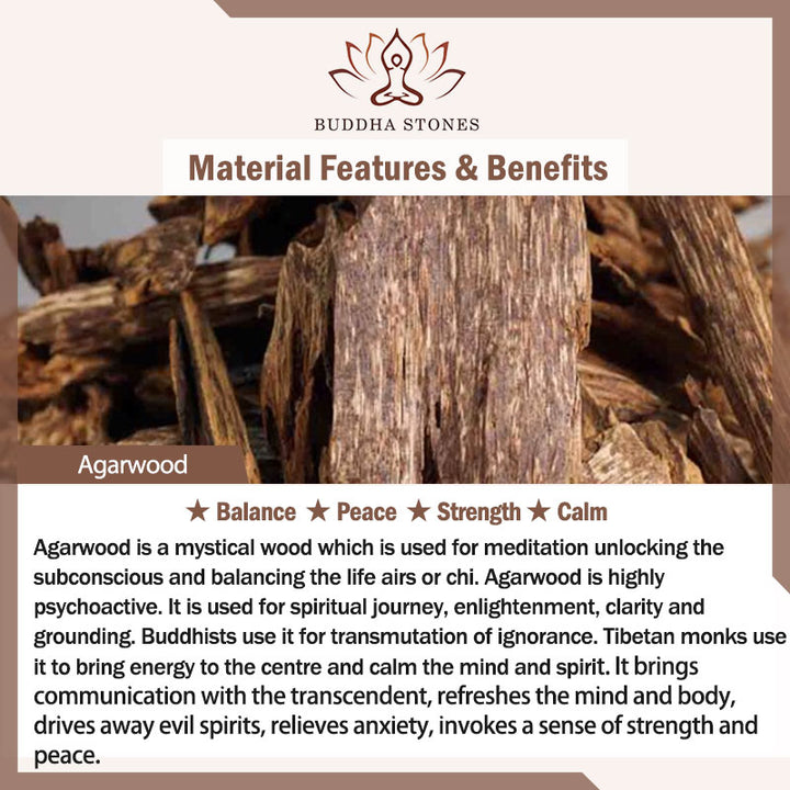 Buddha Stones Qinan Agarwood Avalokitesvara Yellow God of Wealth Strength Bead Necklace Pendant