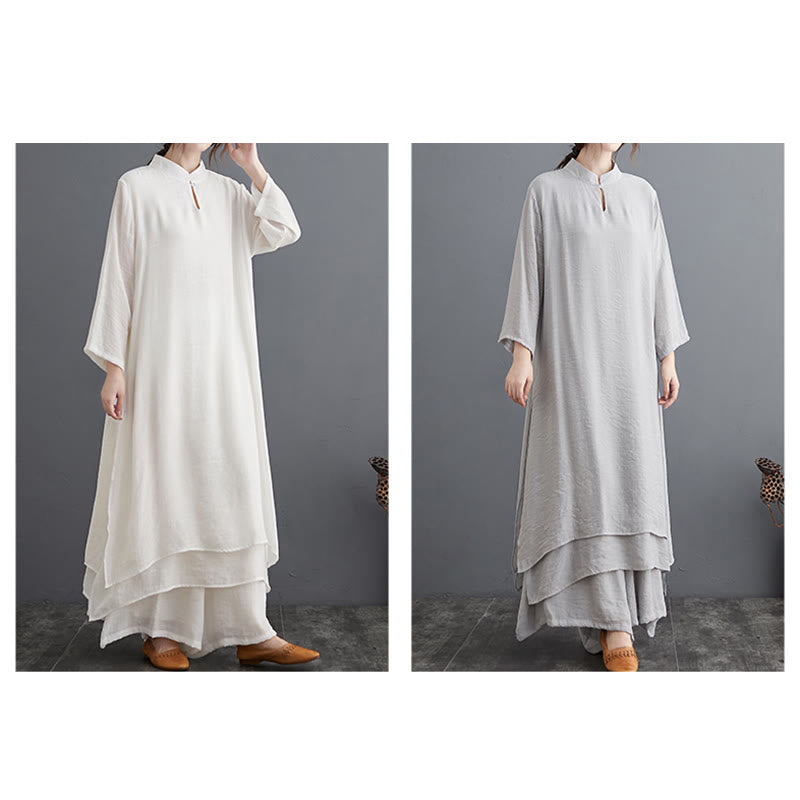 Simple Pattern Meditation Prayer Spiritual Zen Practice Yoga Clothing Women's Set - image 26