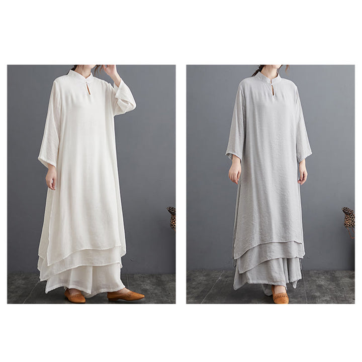 Simple Pattern Meditation Prayer Spiritual Zen Practice Yoga Clothing Women's Set - image 26