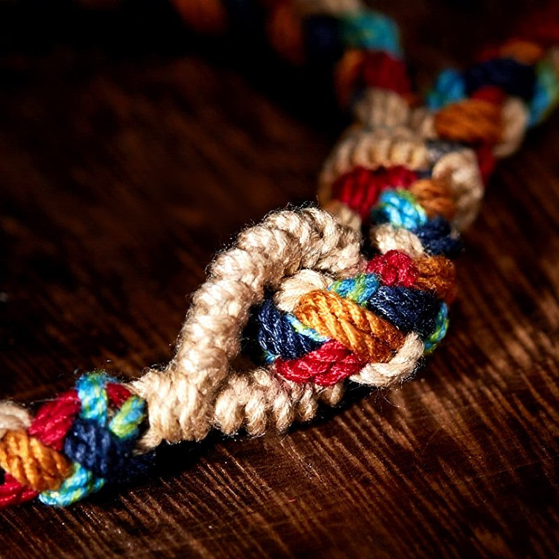 Buddha Stones Hand-Woven Multicolor Tibetan Luck Rope Bracelet - image 10