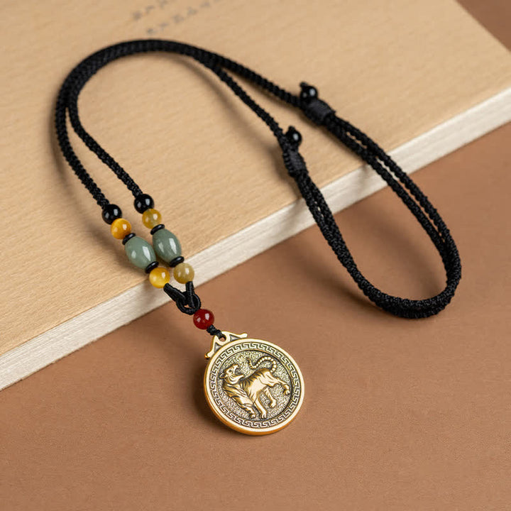 12 Chinese Zodiac Blessing Wealth Fortune Necklace Pendant - Tiger - image 6