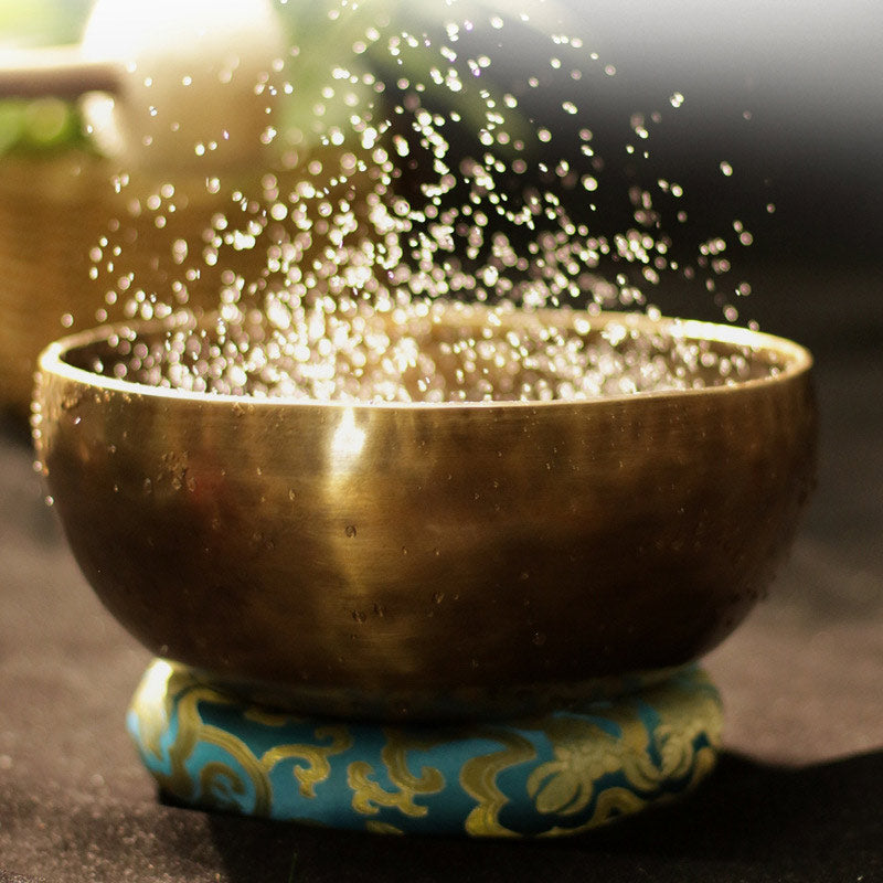 Tibetan Sound Bowl Handcrafted for Healing and Meditation Positive Energy Singing Bowl Set - image 8