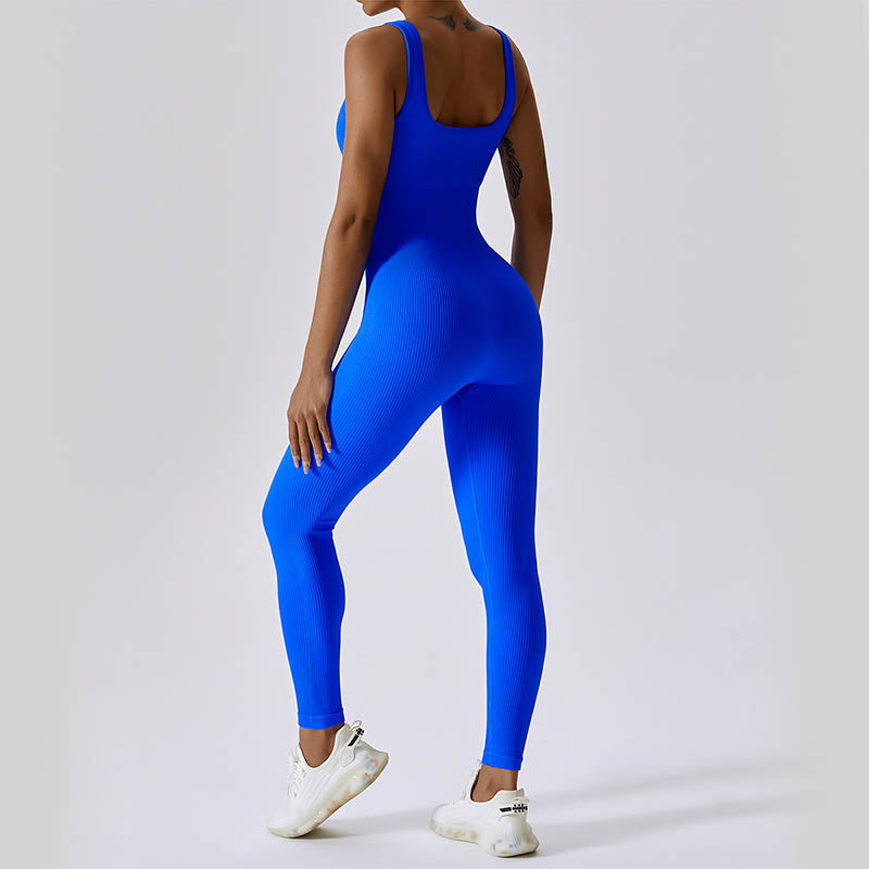 Buddha Stones Seamless High Stretch Jumpsuit Sports Fitness Yoga Women Bodysuit