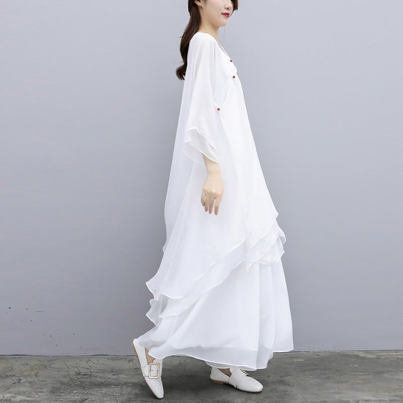 Buddha Stones 3Pcs Yoga Chiffon Clothing Uniform Meditation Zen Practice Women's Set - image 23