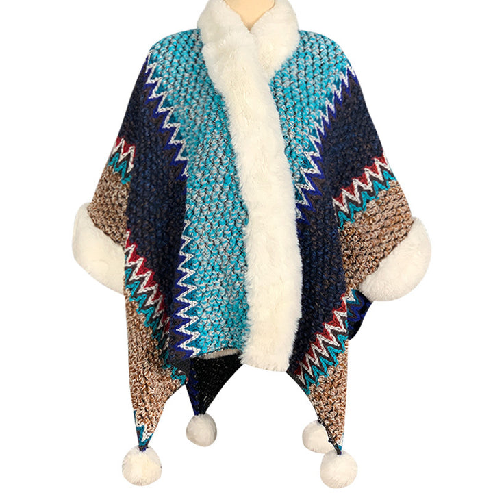 Buddha Stones Tibetan Multicolored Striped Shawl Winter Cozy Travel Scarf Wrap - image 32