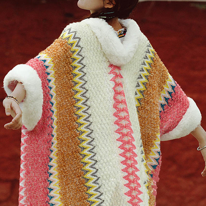 Buddha Stones Tibetan Multicolored Striped Shawl Winter Cozy Travel Scarf Wrap - image 11