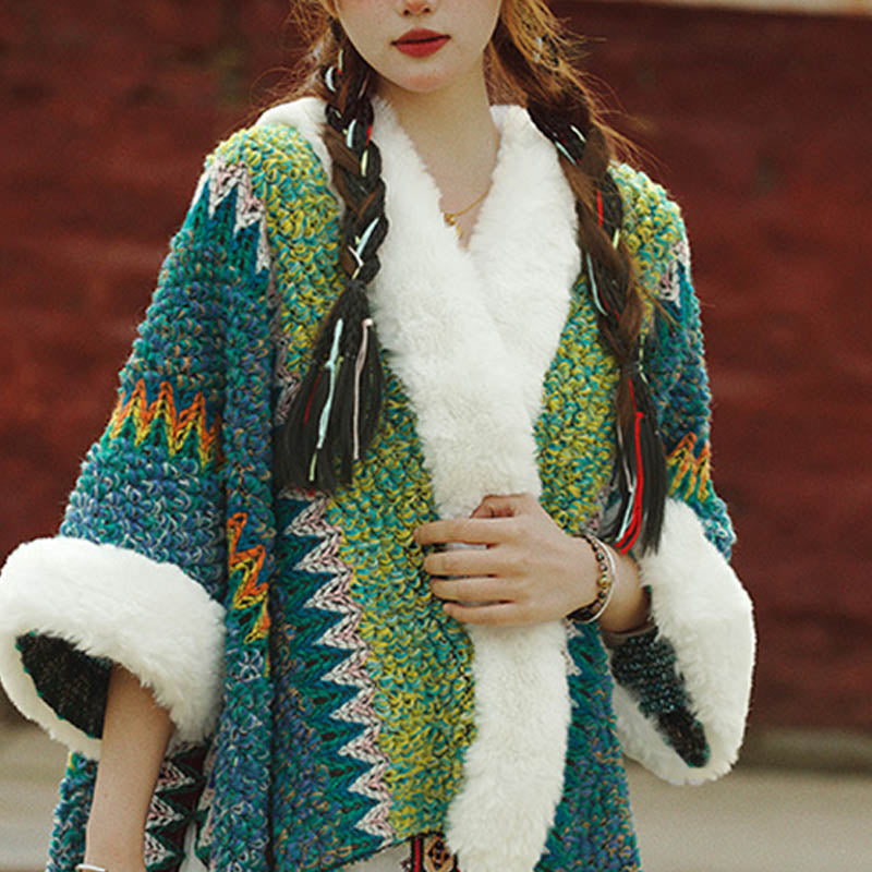 Buddha Stones Tibetan Multicolored Striped Shawl Winter Cozy Travel Scarf Wrap - image 21