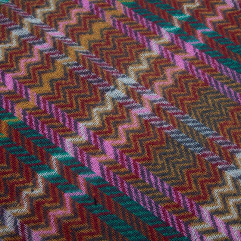 Buddha Stones Tibetan Shawl Colorful Wavy Line Tassels Winter Cozy Travel Scarf Wrap - image 21