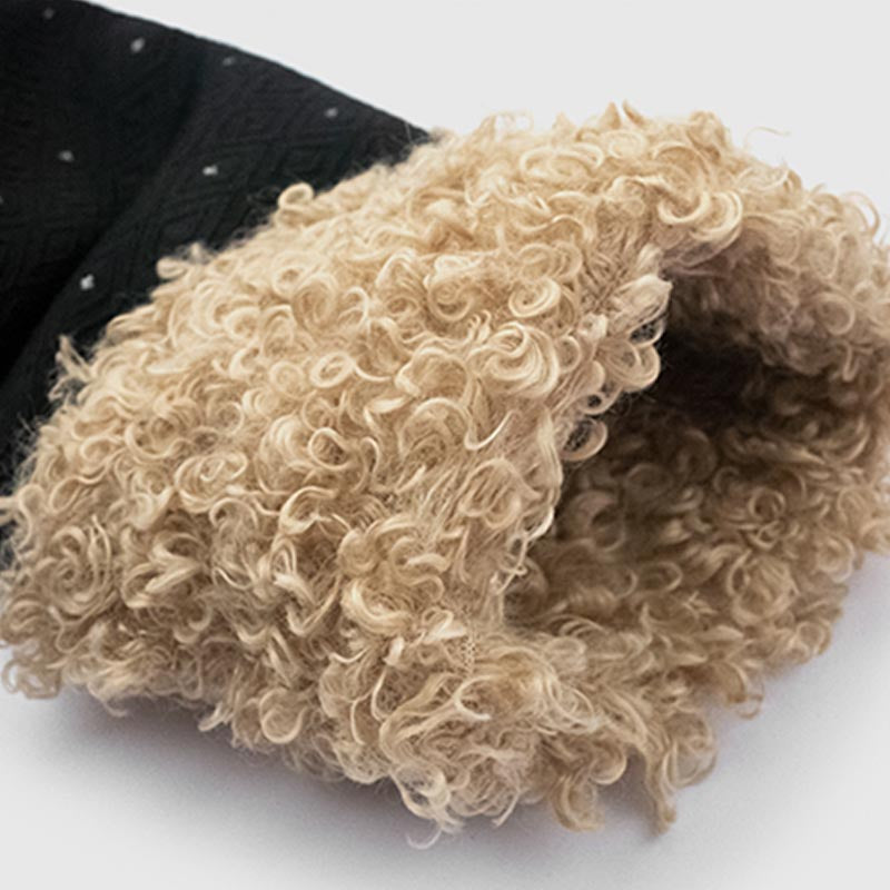 Buddha Stones Tibetan Clothing Lhasa Fleece Lined Top Winter Women Clothing - image 5