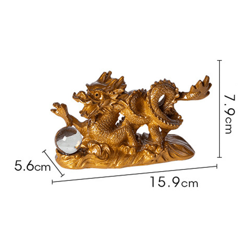 Buddha Stones Year Of The Dragon Color Changing Resin Luck Success Tea Pet Home Figurine Decoration - image 18