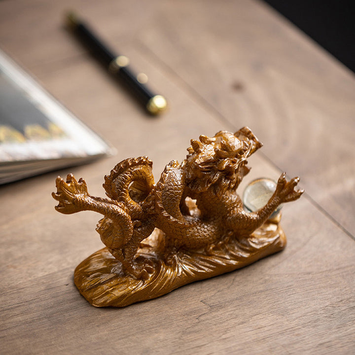 Buddha Stones Year Of The Dragon Color Changing Resin Luck Success Tea Pet Home Figurine Decoration - image 8