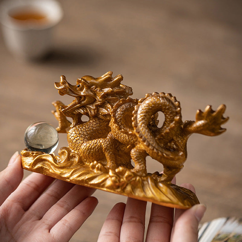 Buddha Stones Year Of The Dragon Color Changing Resin Luck Success Tea Pet Home Figurine Decoration - image 11