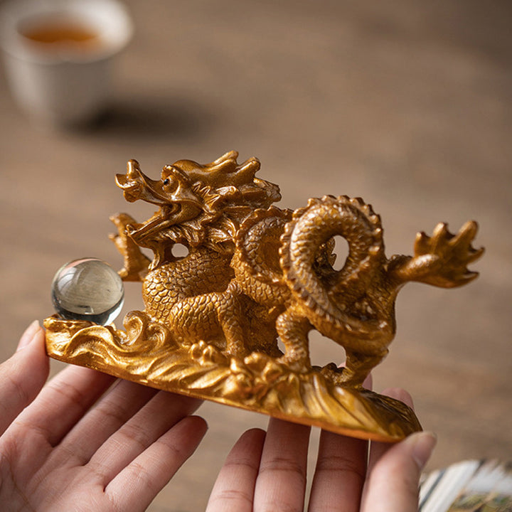 Buddha Stones Year Of The Dragon Color Changing Resin Luck Success Tea Pet Home Figurine Decoration - image 11