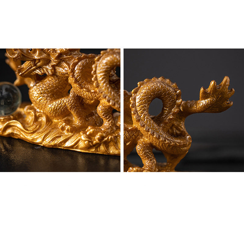 Buddha Stones Year Of The Dragon Color Changing Resin Luck Success Tea Pet Home Figurine Decoration - image 17