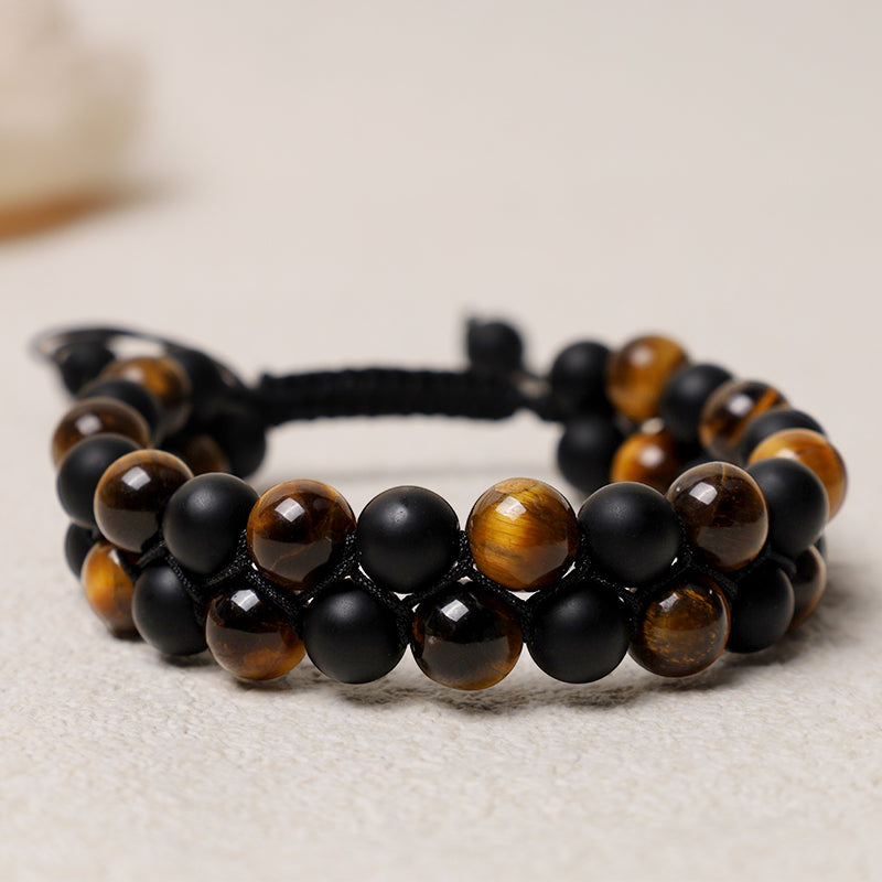 Buddha Stones Protection Tiger's Eye Bracelet - image 3
