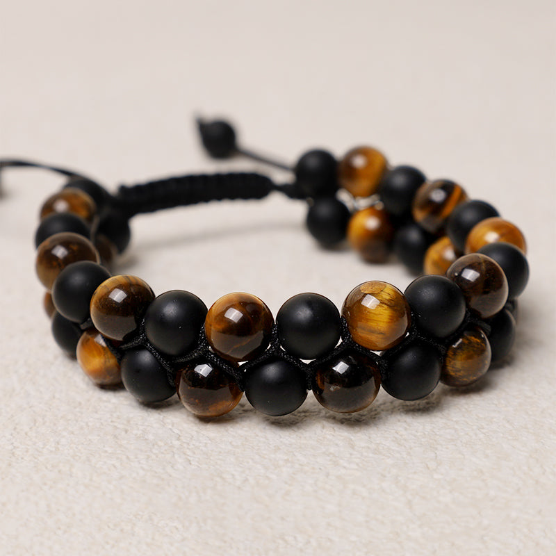 Buddha Stones Protection Tiger's Eye Bracelet - image 2