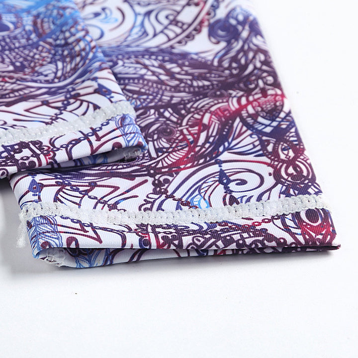 Buddha Stones Flowers Leaves Birds Pants Sports Fitness Yoga Leggings Women's Yoga Pants - image 14
