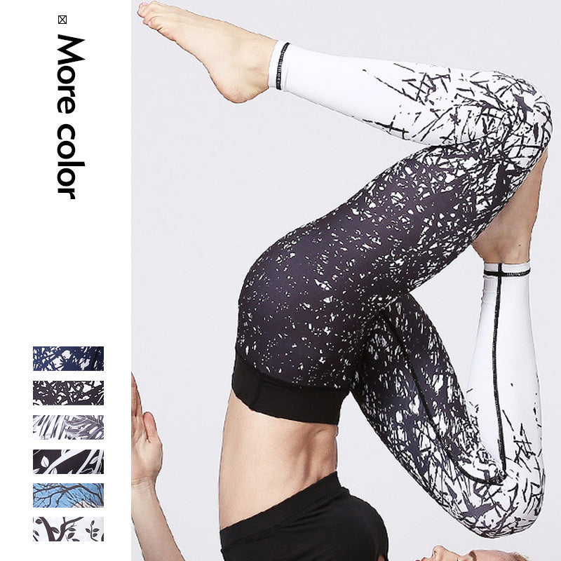 Buddha Stones Lines Weeds Sakura Flowers Black Tree Pants Sports Fitness Yoga Leggings Women's Yoga Pants - image 11