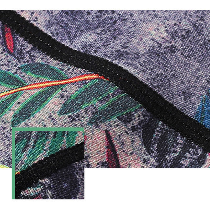 Buddha Stones Red Blue Peacock Feather Pants Sports Fitness Yoga Leggings Women's Yoga Pants - image 12