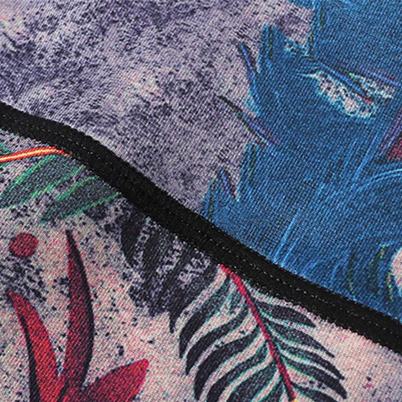 Buddha Stones Red Blue Peacock Feather Pants Sports Fitness Yoga Leggings Women's Yoga Pants - image 10