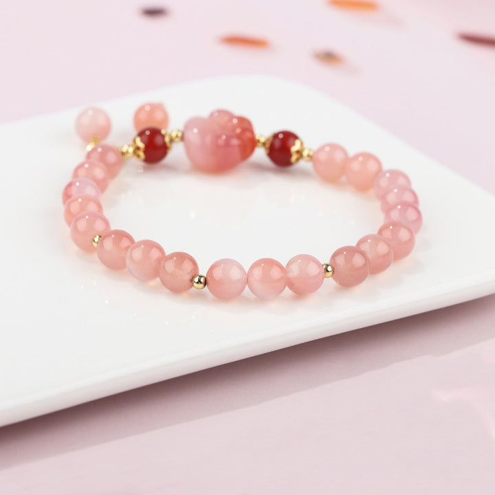 Buddha Stones Natural Yanyuan Agate Cat Claw Paw Positive Bracelet - image 4