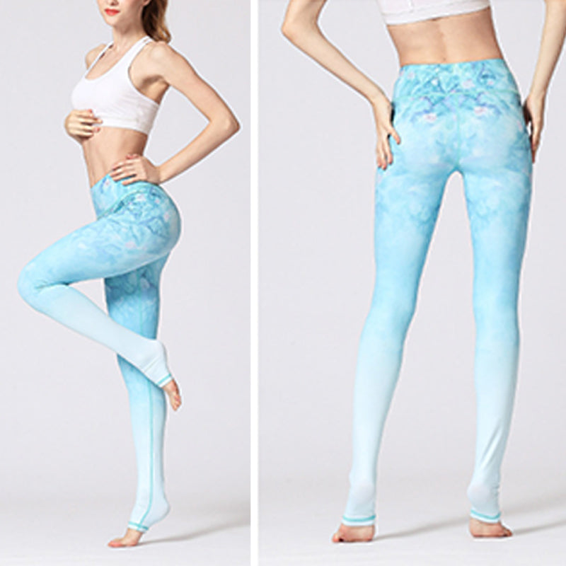Buddha Stones Lotus Flower Floral Print Design Pants Sports Fitness Yoga Leggings Women's Yoga Pants - image 17