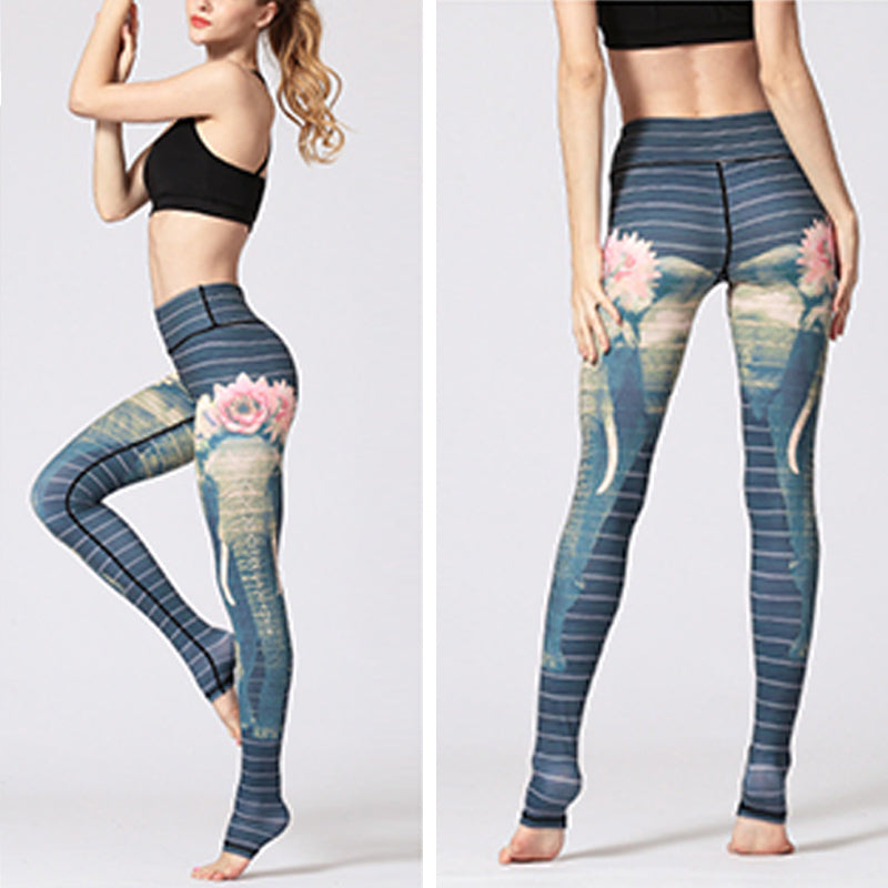 Buddha Stones Lotus Flower Floral Print Design Pants Sports Fitness Yoga Leggings Women's Yoga Pants - image 27