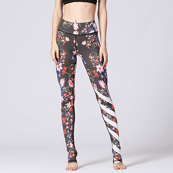 Buddha Stones Lotus Flower Floral Print Design Pants Sports Fitness Yoga Leggings Women's Yoga Pants - image 31
